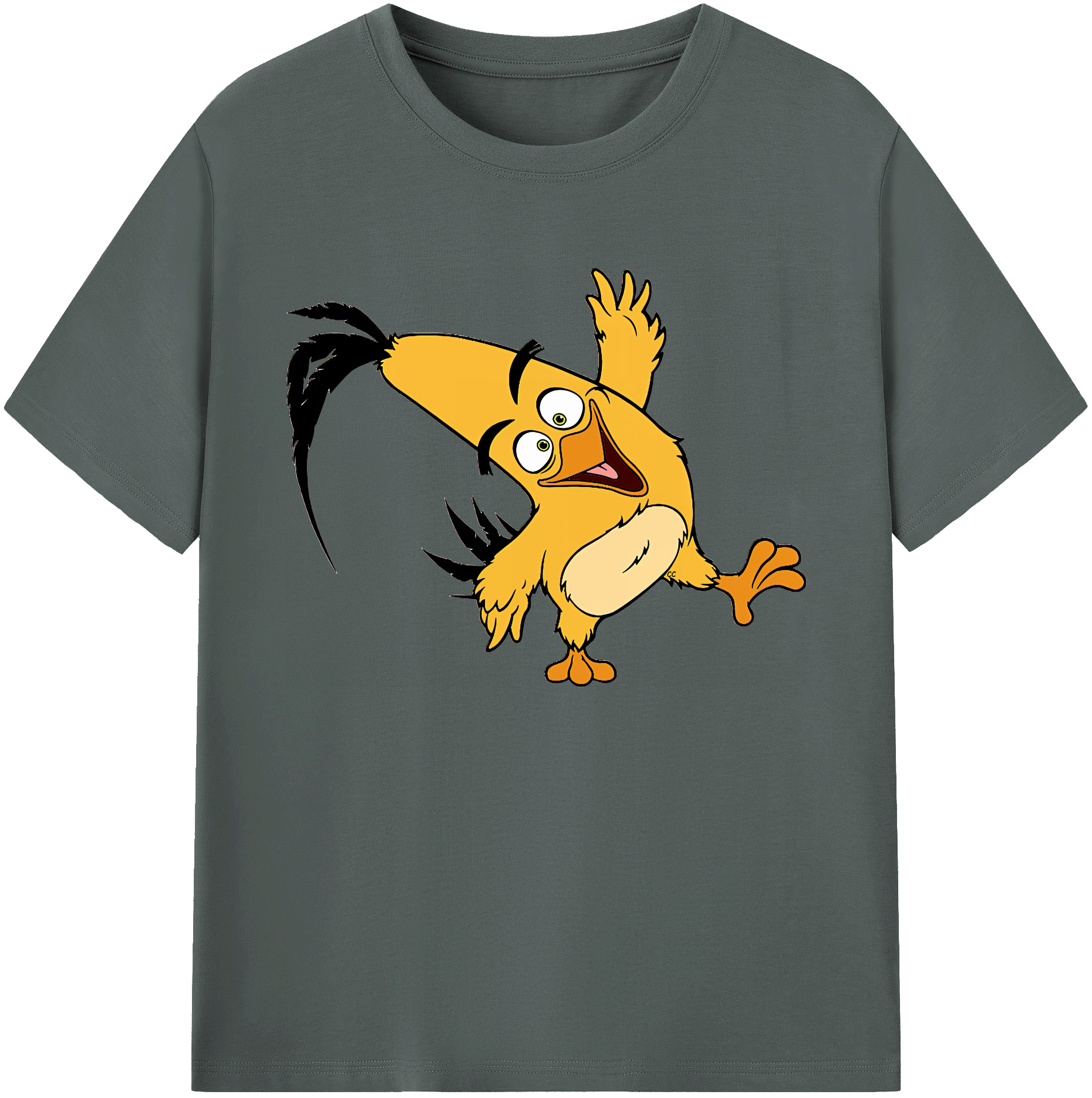 （画像用） Angry Birds アングリーバード 綿100％ メンズ半袖Tシャツ｜肌触りやわらか＆通気性